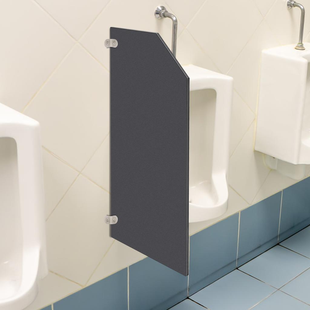 Urinal Partition Large Baffle (angled Version) 15.75*35.43 Inches, Wall Mounted Men's Toilet Partition - Easy To Install & Clean