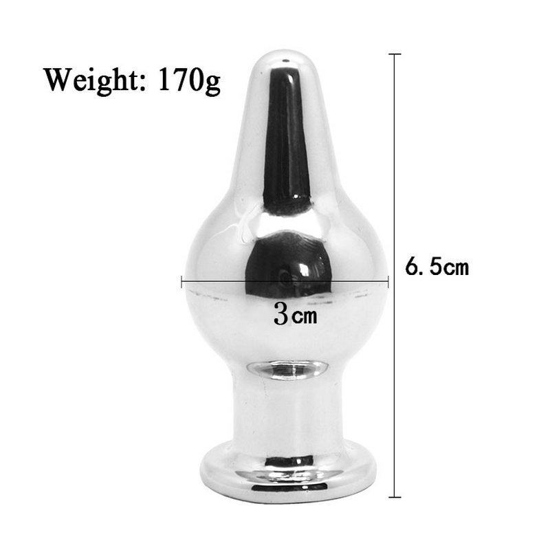 170g Solid Tower Metal Style Anal Butt Plug Zabawki analne Wstaw korek, erotyczne zabawki erotyczne produkty erotyczne dla dorosłych