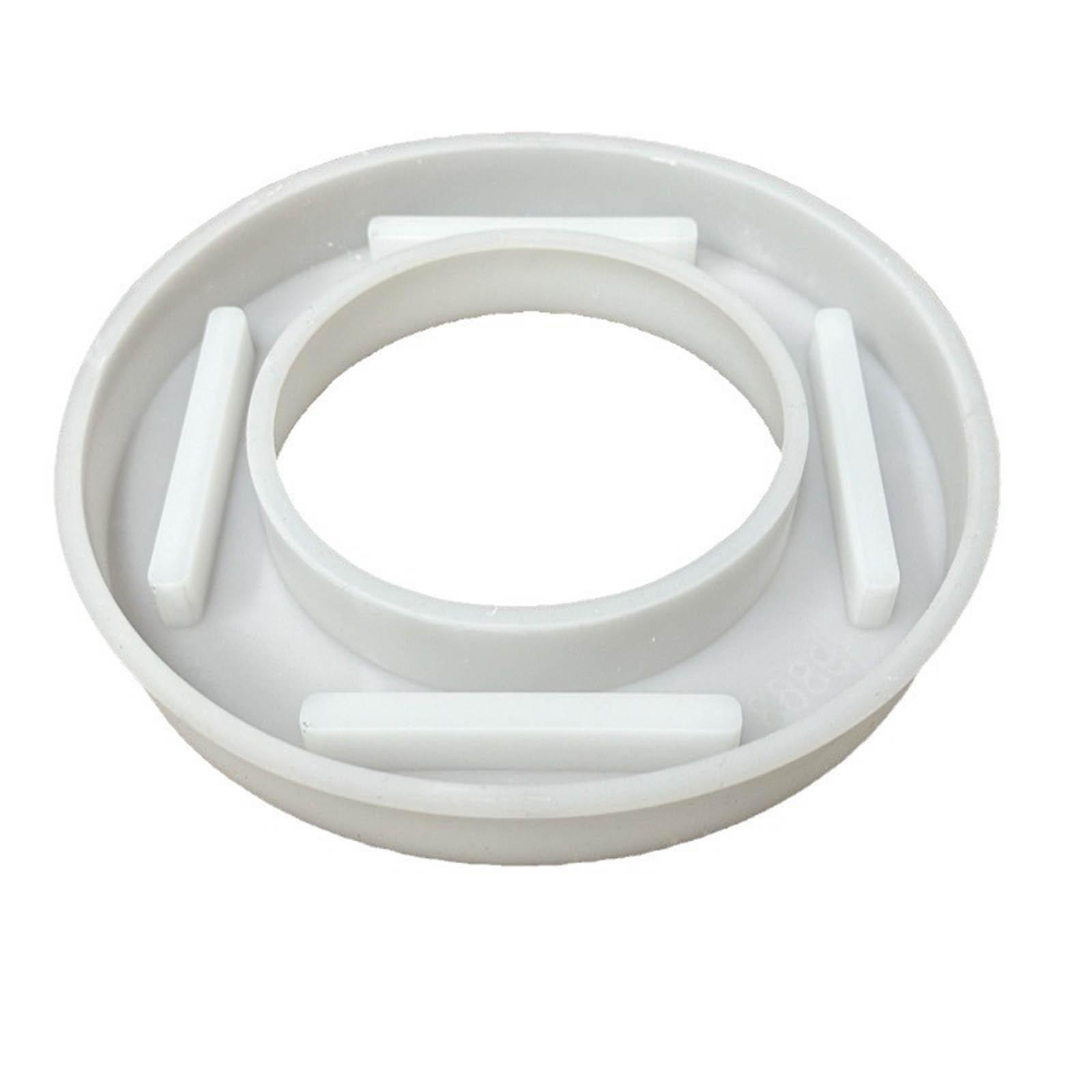 

Круглый подсвечник силиконовые формы 4-отверстия подсвечник эпоксидная смола формы литье подсвечник DIY домашний декор