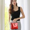 Oil Wax Leather Women's Bucket Bag Casual and Simple Handbag Large Capacity Ladies Fashionable Crossbody Tote Bag
