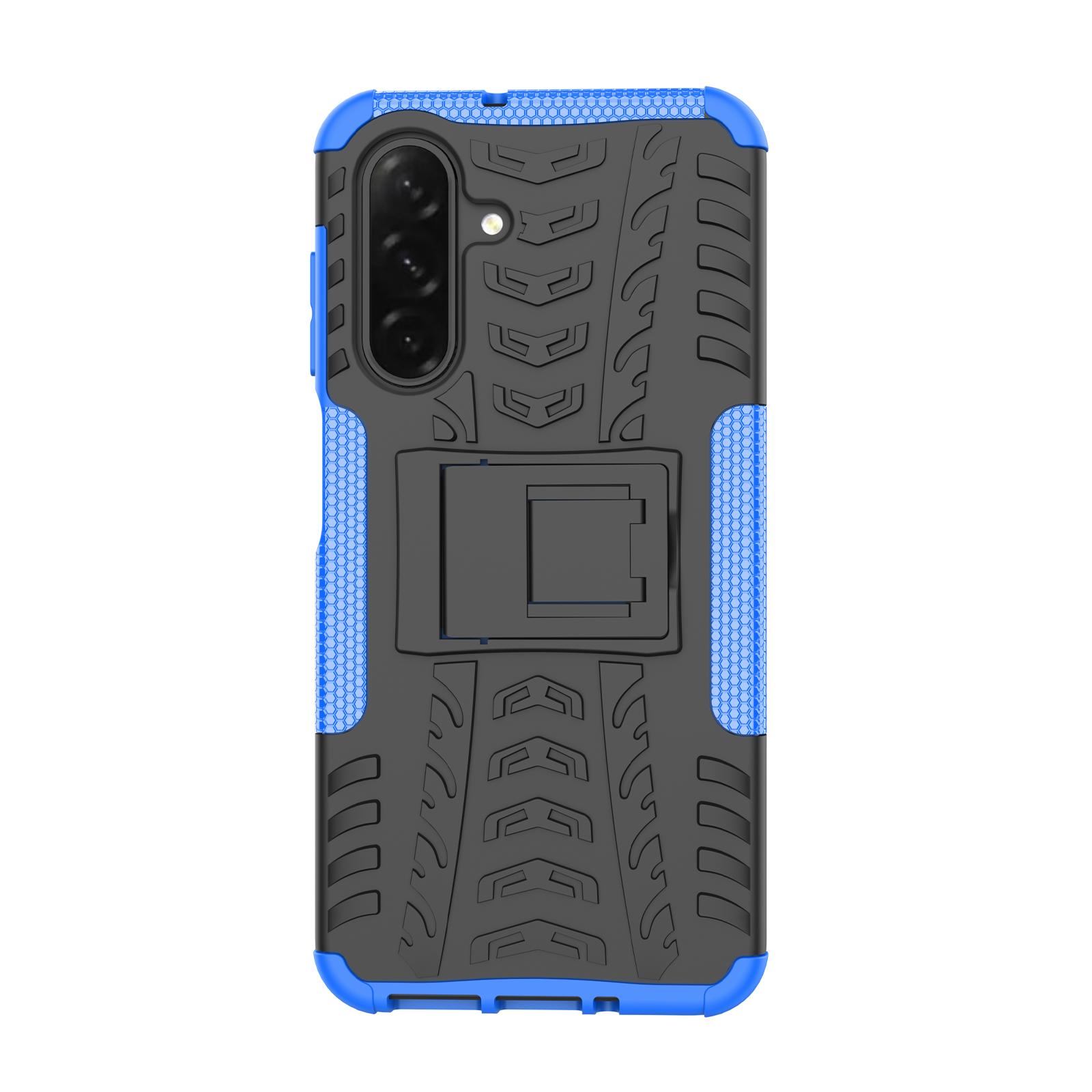 

Гібридний чохол ПК+ТПУ для Samsung Galaxy A26 5G Rugged Armor Two Layer Shockstand Kickstand Rugged Rubber Cover Samsung Galaxy A26 5G синій