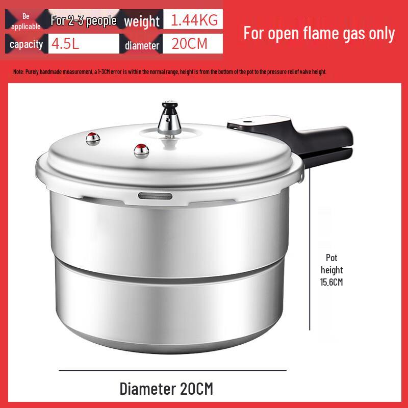 Royalstar 20cm Multi-functional Gas Pressure Cooker