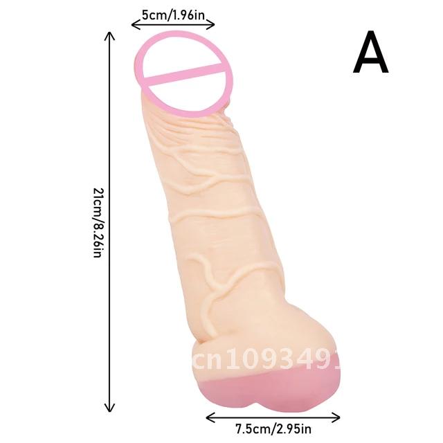 Reusable Big Cup Enlargers Pussy Penis Dildos Three Uses Retarded Toys Condoms Enlargement Ejaculation Penis Penis Sex Sleeve