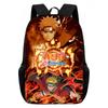 Naruto Anime Printed Kids School Backpack Elementary Students Lightweight Ergonomic Dual-Shoulder Bag Unisex