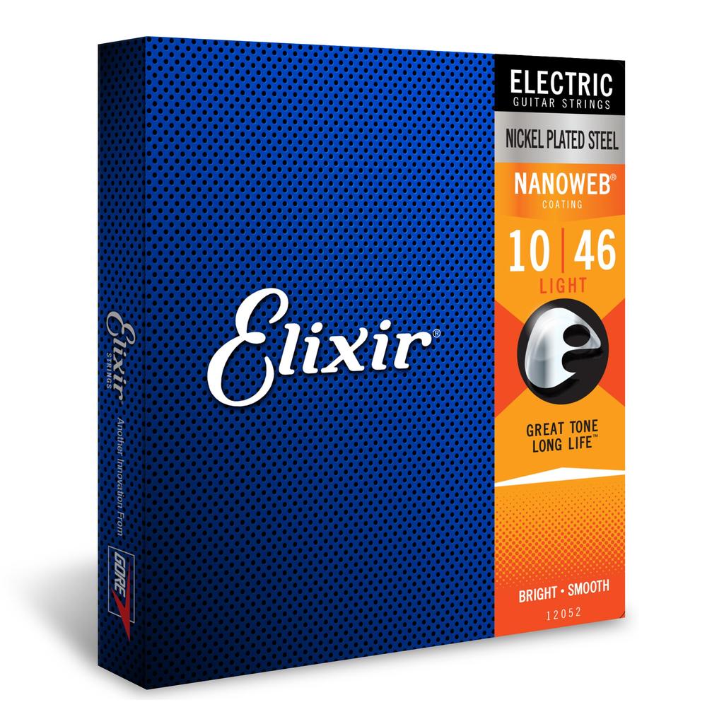 Elixir Electric Guitar Strings NANOWEB Light .010-.046 #12052 []