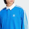 Adidas Originals Adicolor Embroidered Logo Striped Comfortable Long Sleeve Polo Shirt Men Tops Blue IZ2463