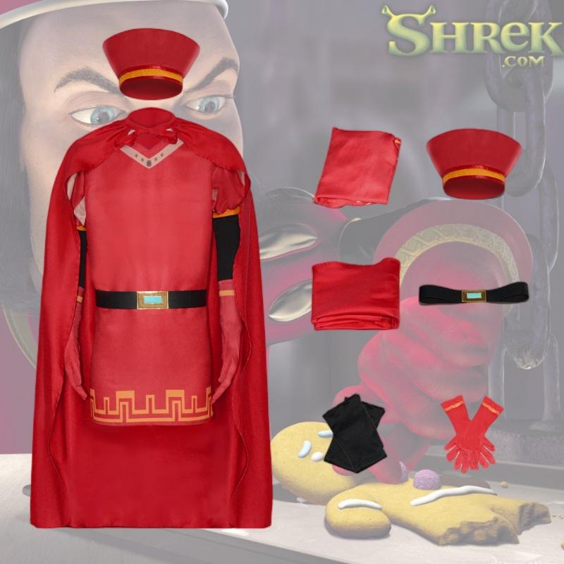 Potwór Shrek 4d Maximus Farquaad Pan Kostium Cosplay Halloweenowa Impreza Przebranie