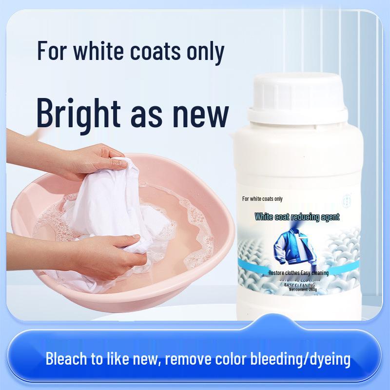 Active Oxygen Bleach for Stain Removal On White Clothing
