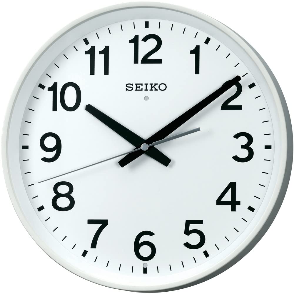

Seiko Clock Wall Clock Office Type Radio Analog White KX317W