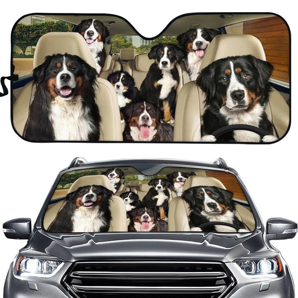 Flamingo Printed Car Sunshade Car Sunshade Personalized Sun Shield