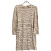 MISSONI Beige/pink pullover knit dress dress 42 pink beigeUsed