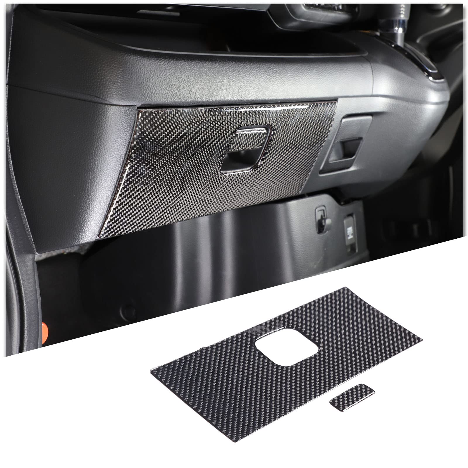 

METYOUCAR Glove Box Sticker for Honda Passenger Seat Storage Box Switch Adhesive Interior Set N-BOX 2017-2021 JF3/JF4, Cover, Sticker, Type, Parts,