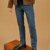 Bang Bang Men S Lycra Double Weave bruShed Denim jeanS Indigo