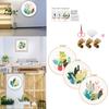 3Sets Leaf and Flower Embroidery Set with Instruction Embroidery Clothes with Pattern Stitching Hoop Thread and Needle