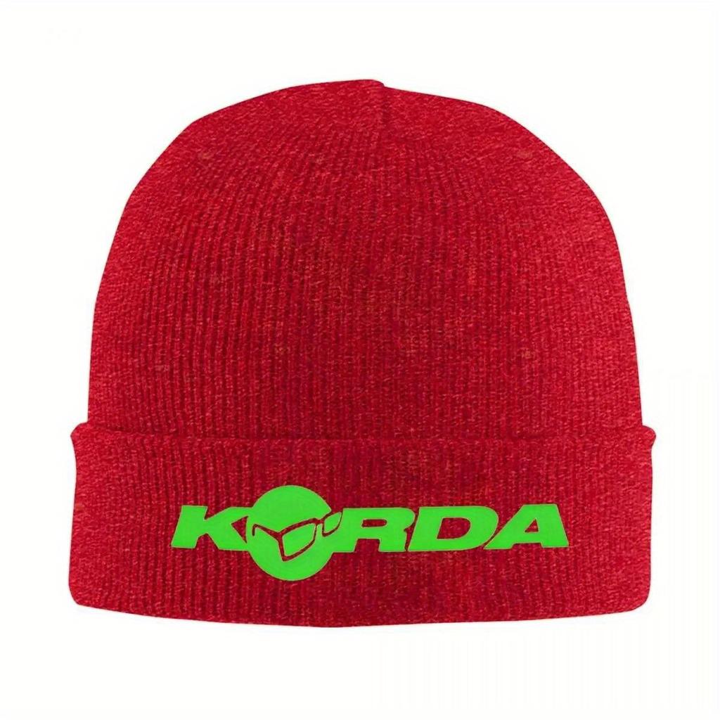 Korda Logo Beanie Hats Hip Hop Caps Female Male Kpop Skullies Beanies Spring Design Elastic Beanie Hat