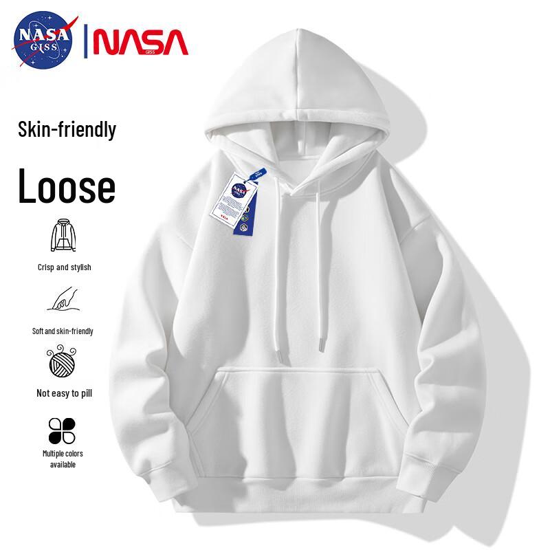 

Мужской однотонный худи NASA GISS свободного кроя 3XL