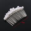 1 PC Women Jewelry Haircomb Handmade Hairwear Pearl Hairpin Bride Barrette Bridal Headpiece