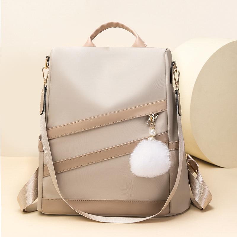 Shoulder Bag Women's Colored Commuter Backpack Large Capacity Anti-theft Backpack