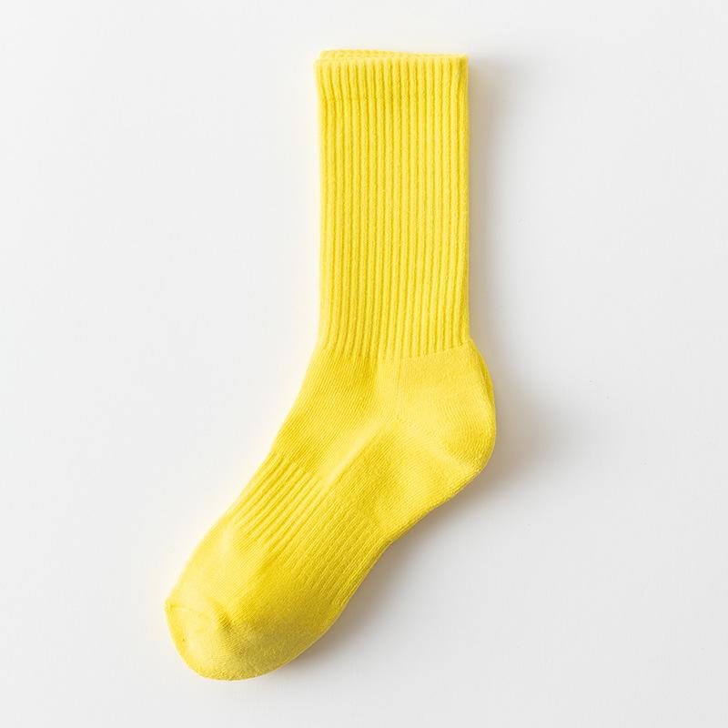 

Женские осенне-зимние теплые гетры однотонные с высокой резинкой спортивные длинные хлопковые носки 1 pair