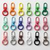 10/1pcs New Color Alloy Keychains Handmade DIY Bead Jewelry Accessories Luggage Keychains Spring Buckles Pendants