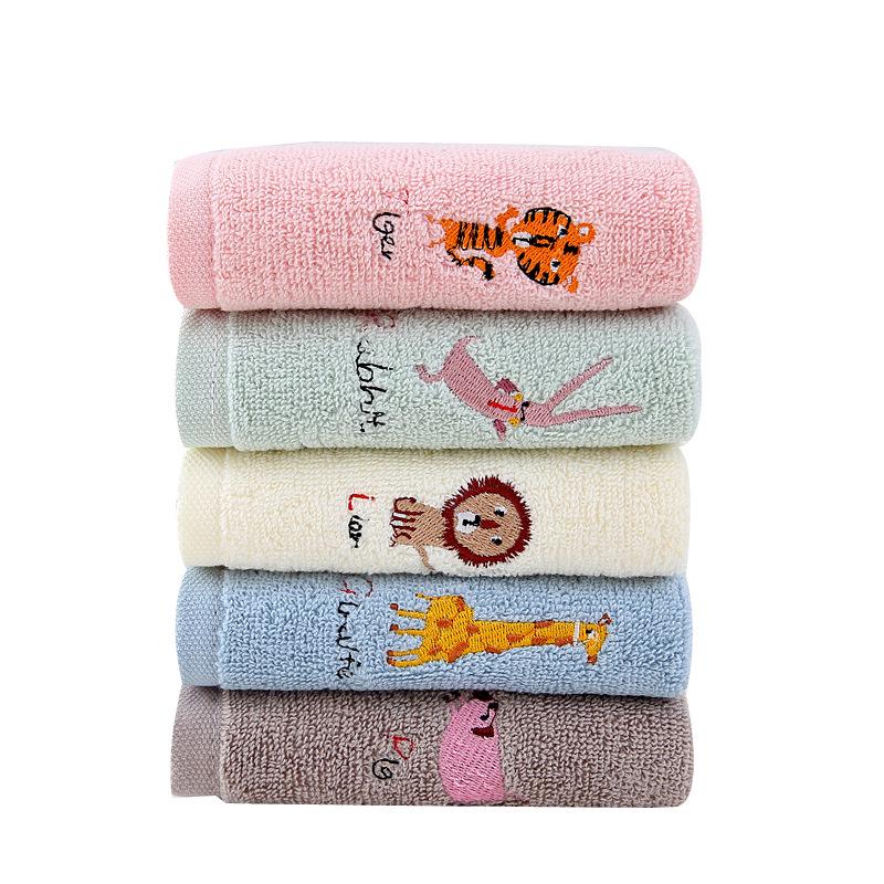 Soft Absorbent 32-Strand Cotton Baby Towel 25x25cm - Ideal for Face and Hand Washing