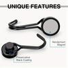 Strong Magnetic Hooks with Rotating Head - Fashionable Metal Wall Mount Hooks, Painted Finish, Adjustable and Multifunctional