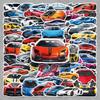 51 PCS Cartoon Creative Removable Stickers for Notebooks, Planners, Suitcases