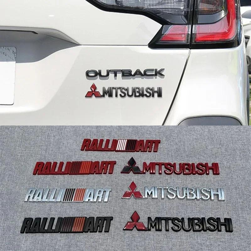 vhcp9 3D Car Body Side Sticker Trunk Badge for Mitsubishi L200 Pajero RALLIART ASX Lancer Outlander Mirage Eclipse Accessories
