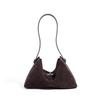 Elegant Brown Suede Hobo Bag – Soft & Stylish Shoulder Bag for Travel & Everyday Use