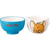 And Jerry 85 Soup Bowl and Rice Bowl Approximately 10 X 6 Cm Jerry Rice Miso Soup Tom and Jerry Birthday Made In "Tom Years" Set, Diameter, Bowl,