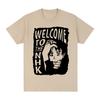 Welcome To the NHK Vintage T-shirt Retro Style Black Female Lovers Cotton Men T Shirt New TEE TSHIRT Womens Tops