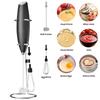 Powerful Electric Milk Whisk, Handheld Mini Whisk for Coffee, Cappuccino, Latte, Kitchen & Household Tools