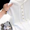 Summer Casual Slimming Hooded Knit T-Shirt