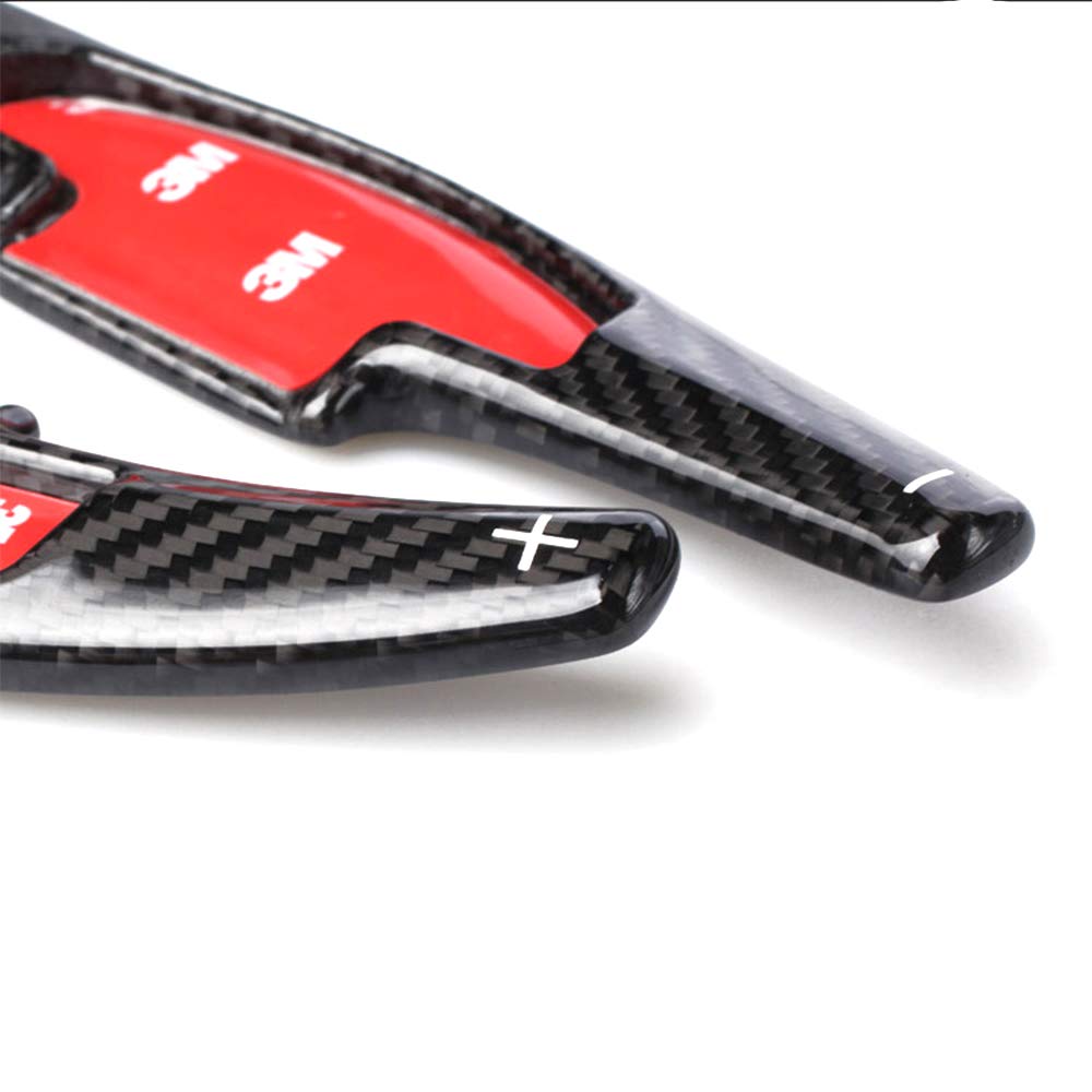 Honda Paddle Shift Covers and Paddle Real Carbon for 2020 Honda Honda Honda and Acura TLX Extensions, Fiber, Civic, Accord, Fit, TLX, CR-V, (Black)