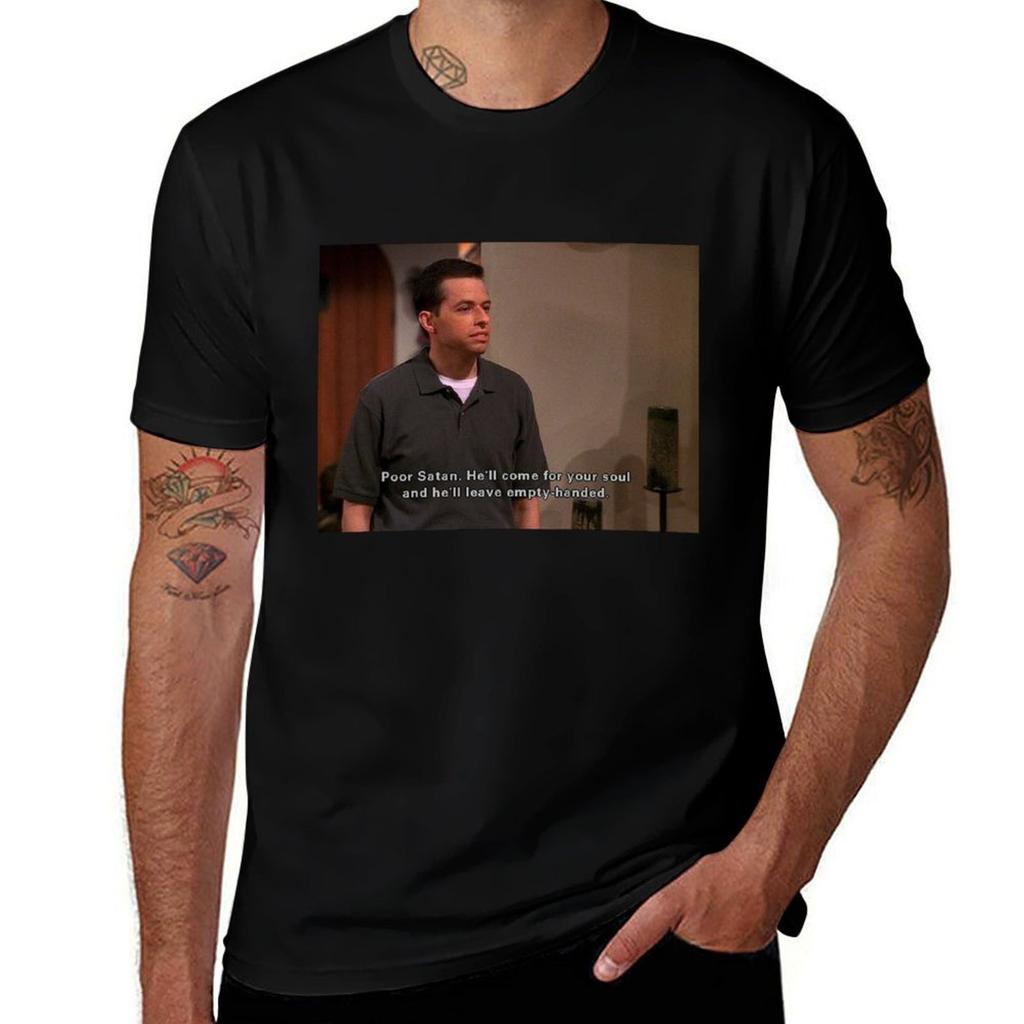 Allen Harper - Two And A Half Unisex Mood T-Shirt Standard Passform Einfarbiges T-Shirt T-Shirt
