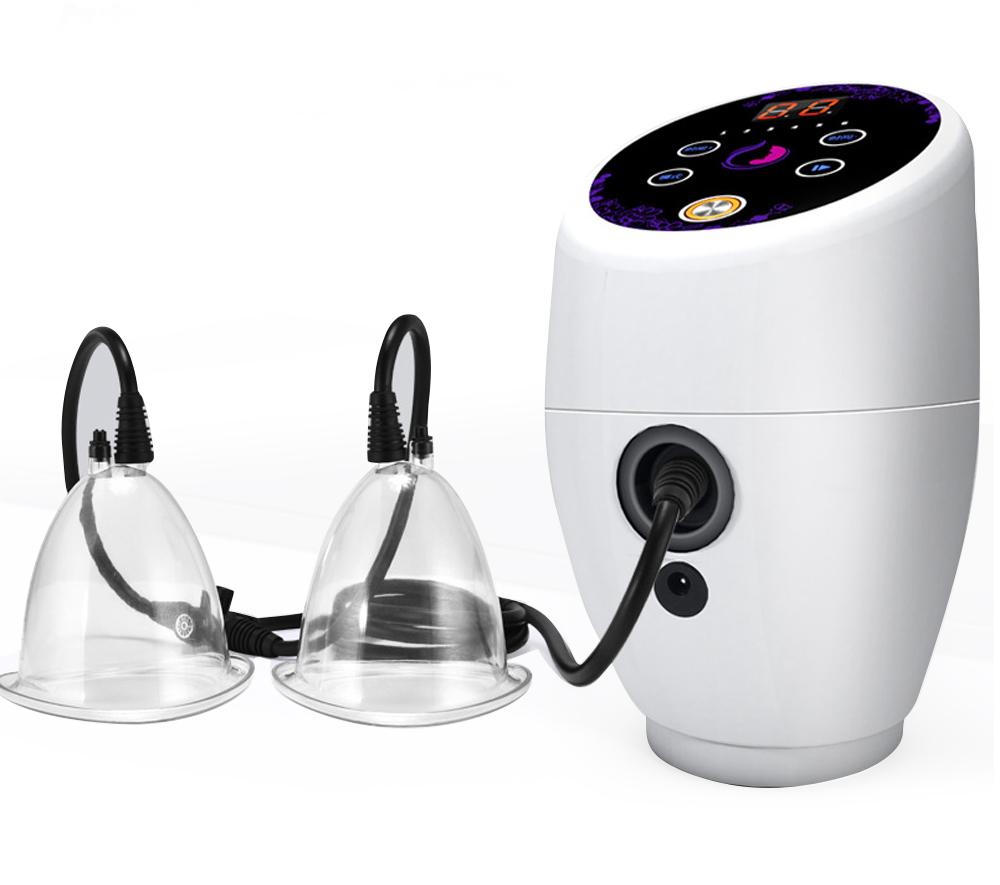 Massaggiatore Elettrico per l'Ingrandimento del Seno Pompa per l'Aumento del Busto Sollevatore per Glutei Macchina per Terapia a Vuoto Massaggio al Seno con 6 Coppe