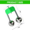 50pcs Fishing Colored Bell Copper Bell Throwing Rod Bell Sea Rod Fishing Alarm Fishing Gear Outdoors Fishing Supplies