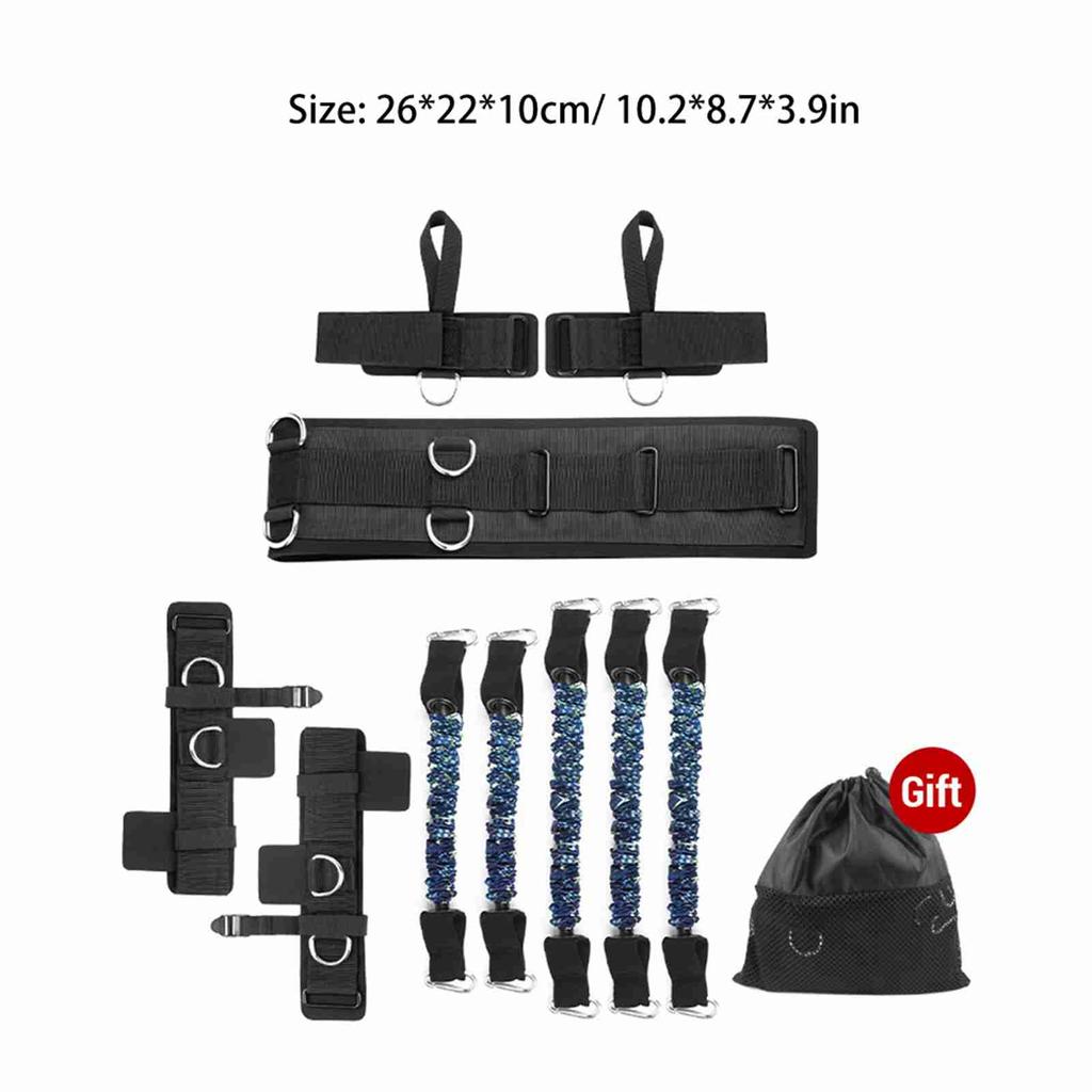 Box-Widerstandsbänder-Set: Widerstandsbänder für Schnelligkeits- und Beweglichkeitstraining im Boxen, Muay Thai und Karate