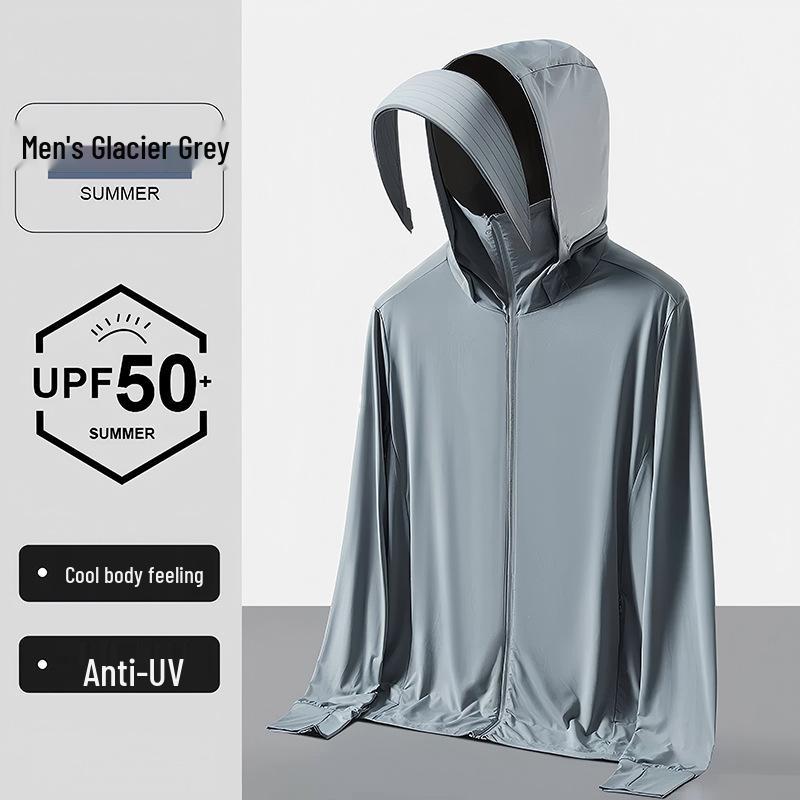 UPF50+ Ice Silk Sun Protection Jacket for Men & Women - Lightweight UV Protection for Summer Outdoor Activities