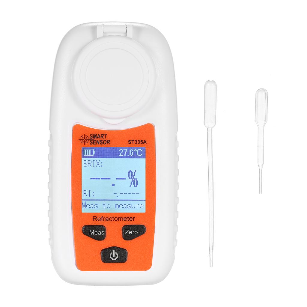 SMART SENSOR ST335A LCD Digital Refractometer Portable Handheld Honey Refractometer ATC Sugar