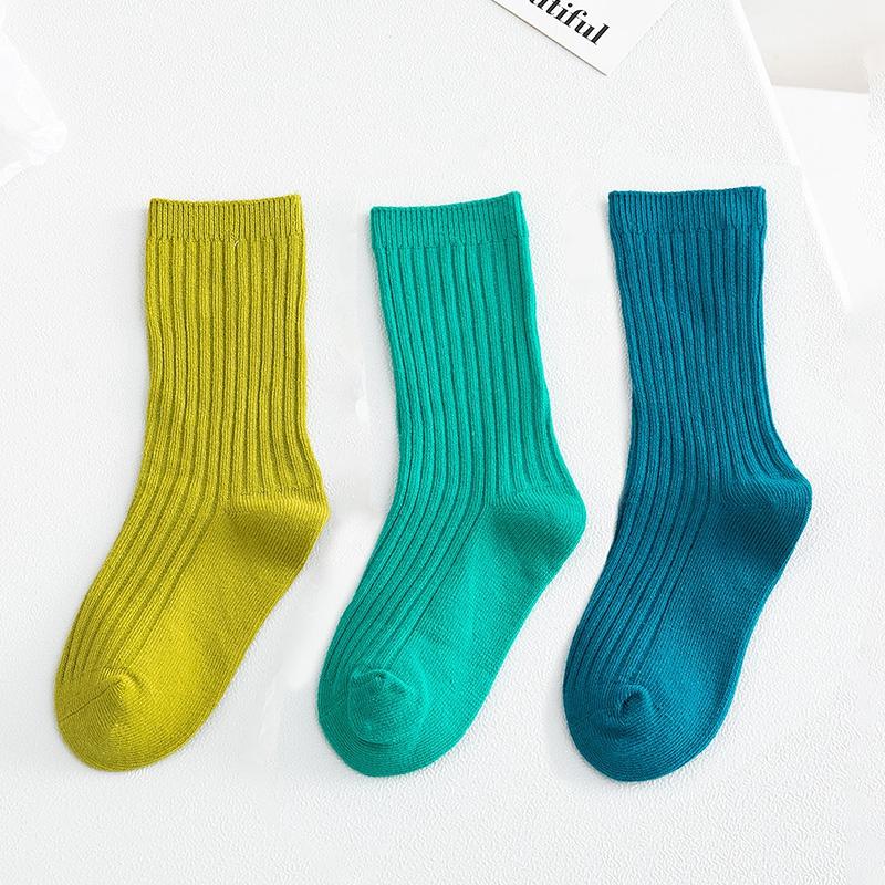 

3PCS/Set Високоякісні дитячі бавовняні м’які зручні шкарпетки Дитячі в’язані дитячі шкарпетки з мультфільмів. M