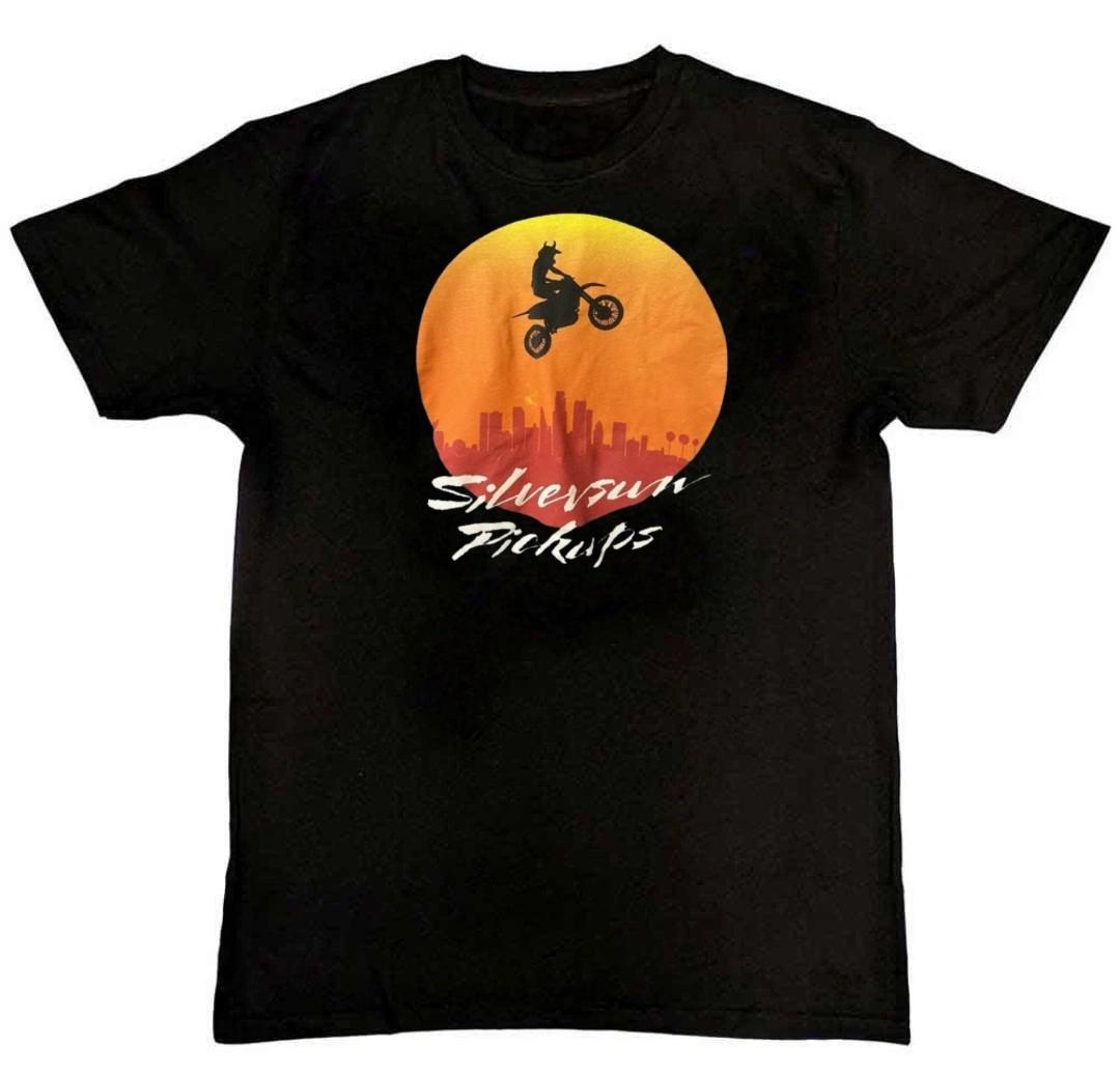 Silversun Pickups Tour Motorcycle Graphic Mens T-Shirt XXXXL