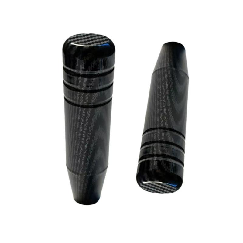Ergonomic Manual Shifting Handle With Carbon Fiber Texture For Enhanced Comfort During Driving And Universal Vehicle Fitment Easy Installation