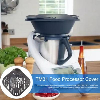 Splash Guard for Thermomix TM5/TM6/TM31 Mess-Free Kitchen Food Processer Anti-splash Protective Cover Lid Replacement Accessories