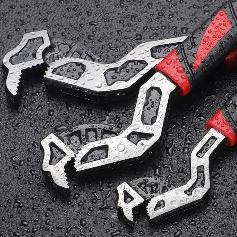 Rustproof Double Head Auto Locking Adjustable Wrench for Reliable Performances in Damp Industrial and Outdoor Applications