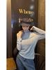 Women's French Retro Sheer Slim Fit Turtleneck Shirt - Spring/Autumn Layering Top