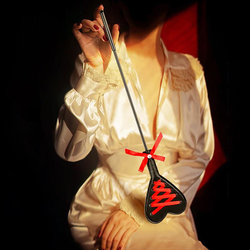Feather Pu Leather Paddles Whip Spanking Flogger Role Play Horse Riding For Fun Sex Toys Adult Sex Toys