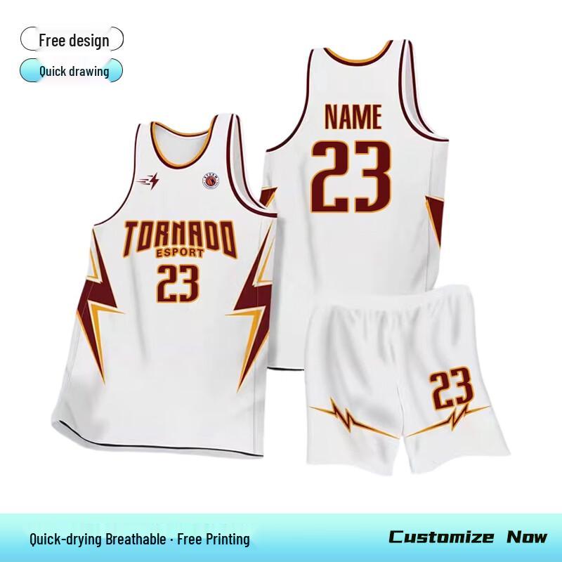 Men's Custom American Style Basketball Jersey Set