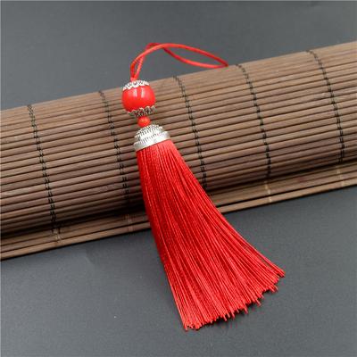 Tassel Ear Lobster Buckle Ball Handmade Hanging Ear Jewelry Clothing With Decorative Pendant Tassel U Disk Pendant