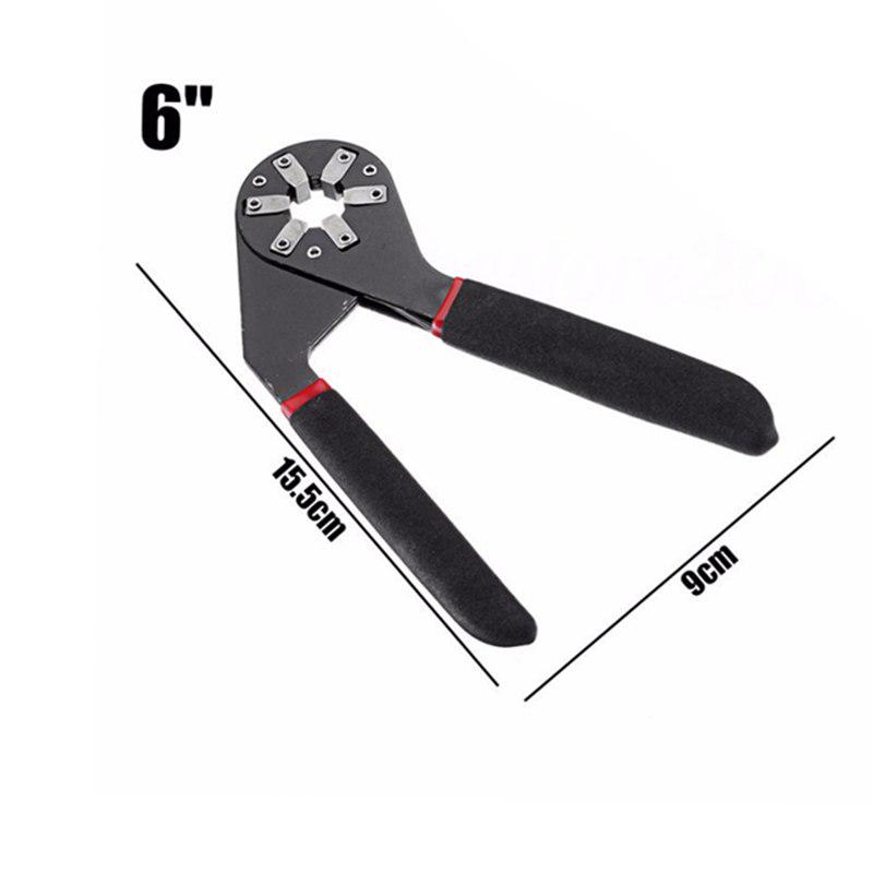 Buy 6"8" Inch Hexagon Hex Wrench Black Adjustable Grip Pliers Spanner